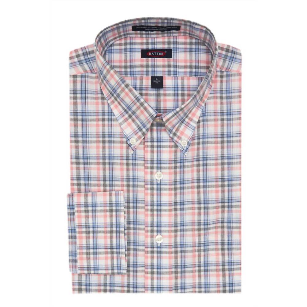 NEW BATTON men's julian short sleeve cotton shirt in multi